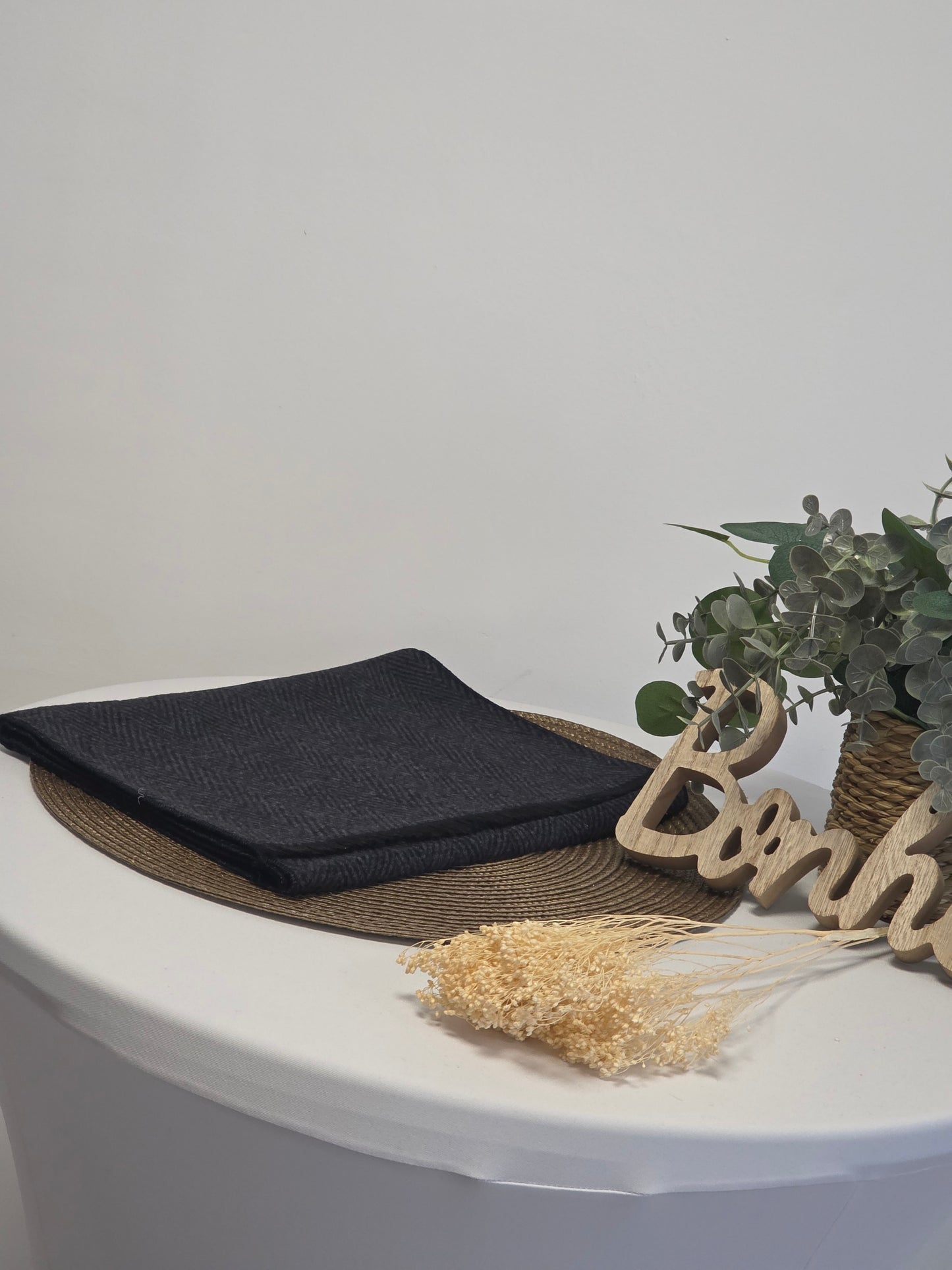 Nos Foulards Homme Tons Gris Foncé Rayé