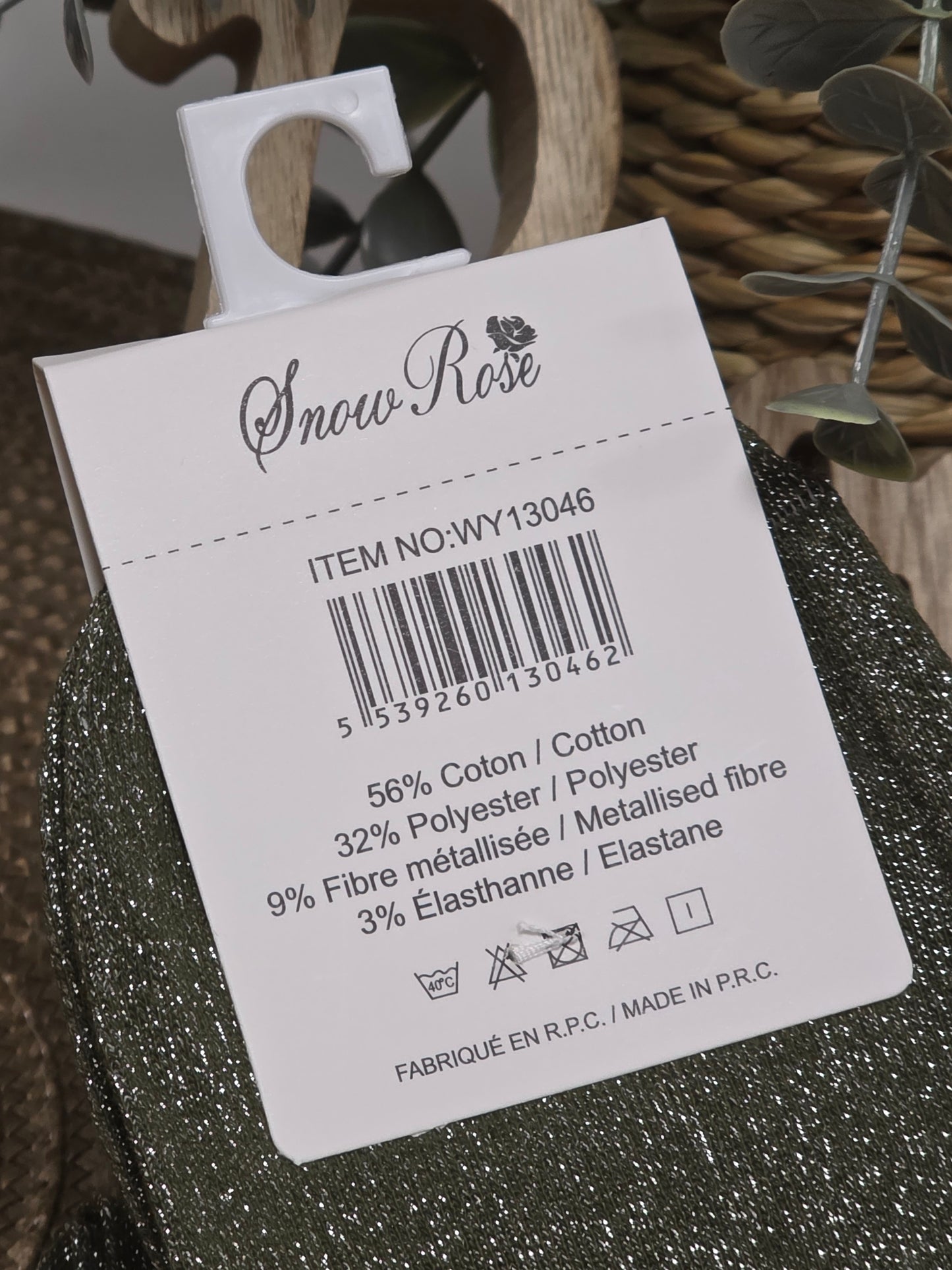 JOLIE NANA - Chaussette à Paillette Vert