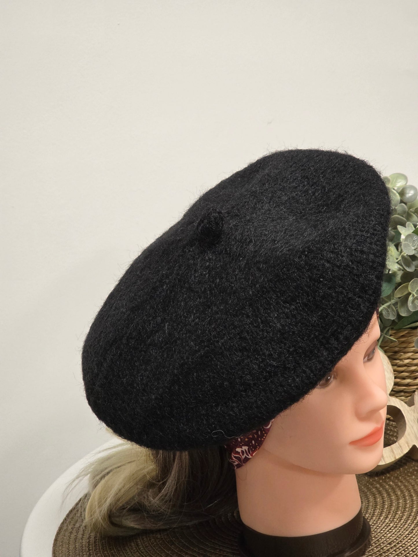 Nos Bérets en Flanelle Noir