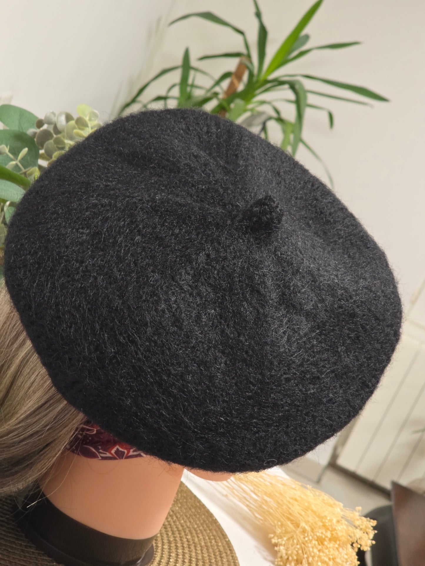 Nos Bérets en Flanelle Noir