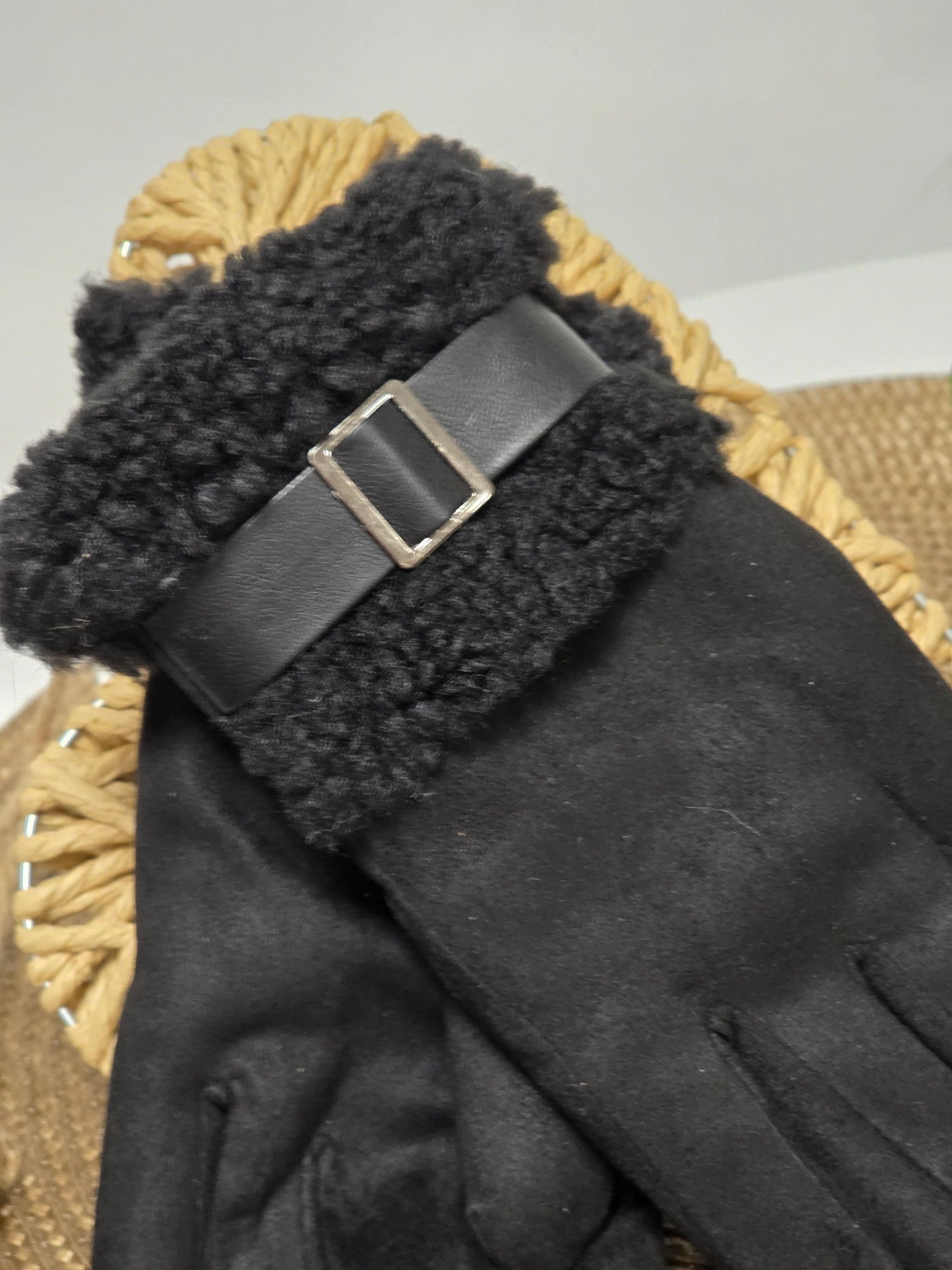 Nos Gants Tactile Femme Noir