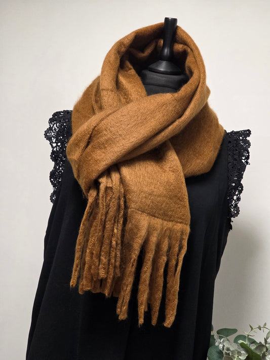 Echarpe Femme Automne Hiver Camel