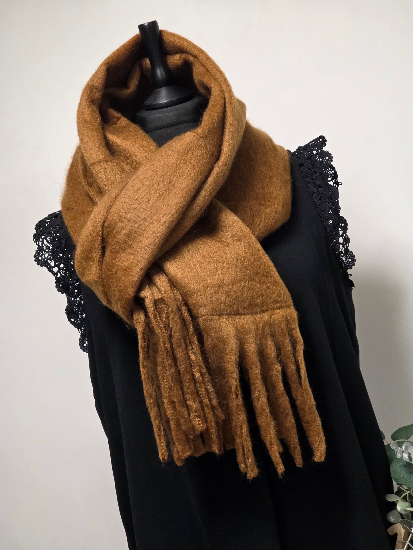 Echarpe Femme Automne Hiver Camel