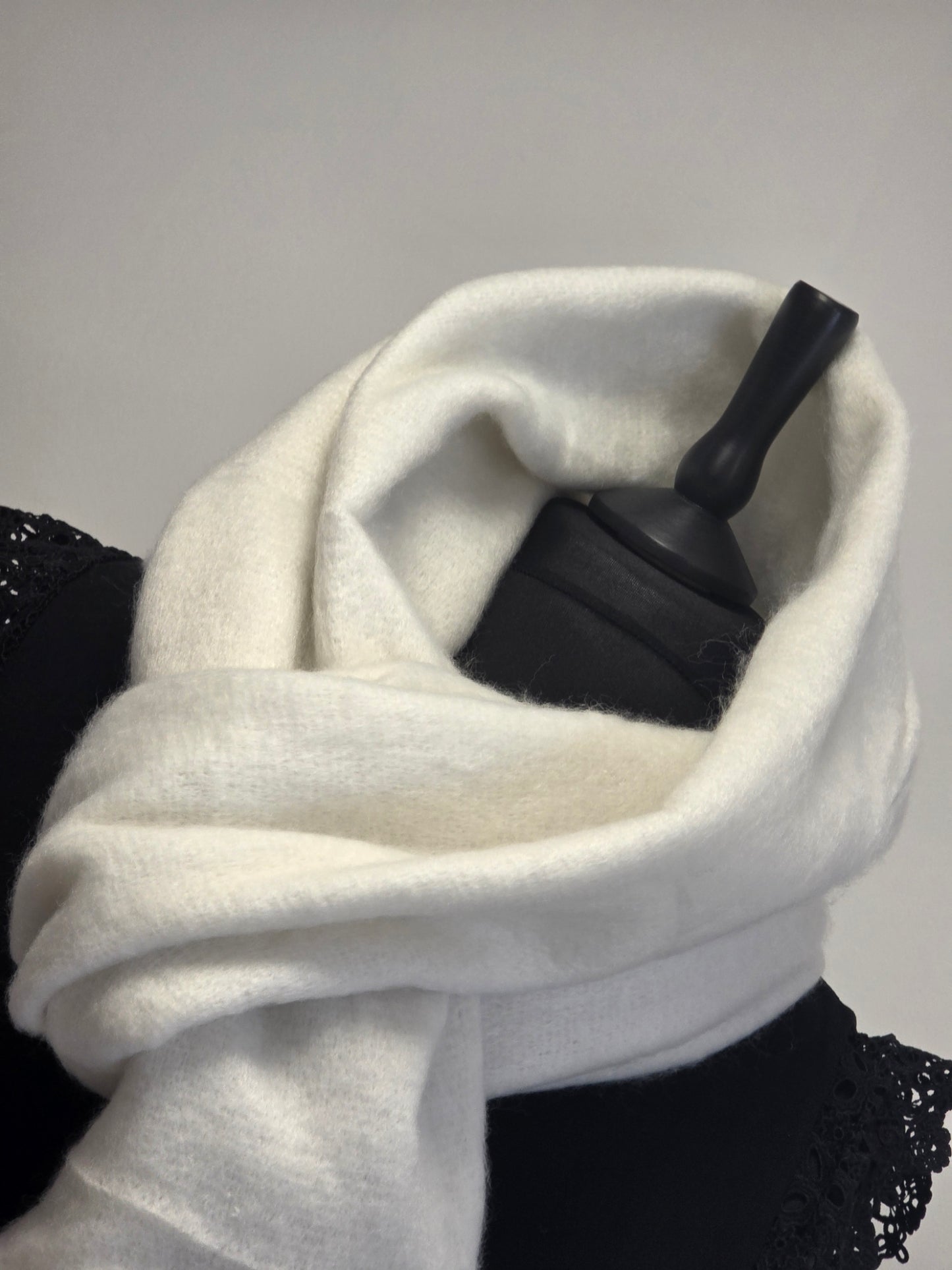 Echarpe Femme Automne Hiver Blanche