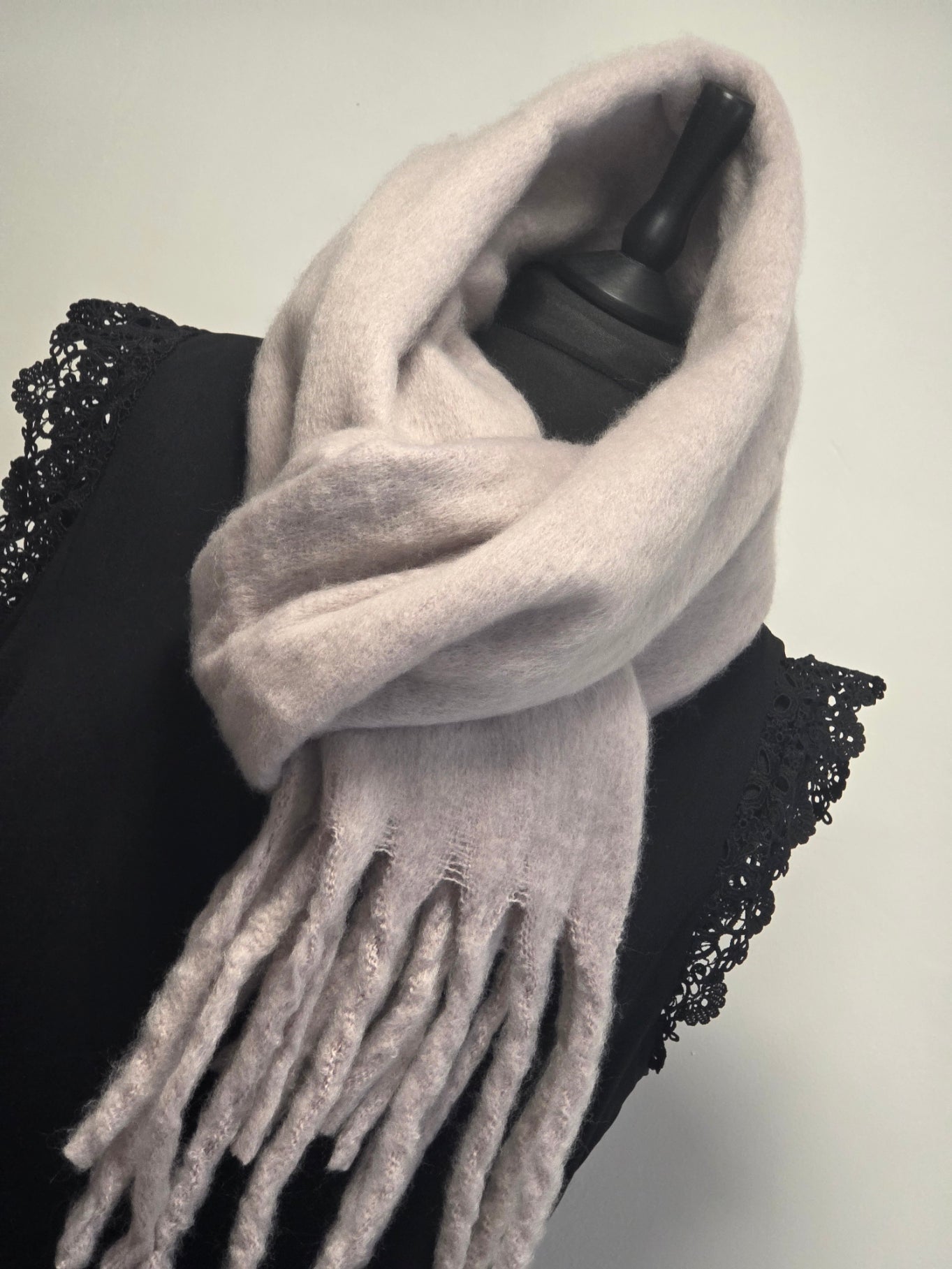 Echarpe Femme Automne Hiver Grise