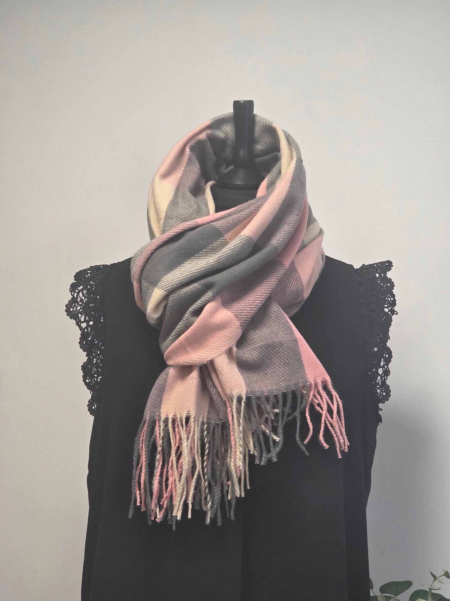 Echarpe Femme Tons Rose Bonbon