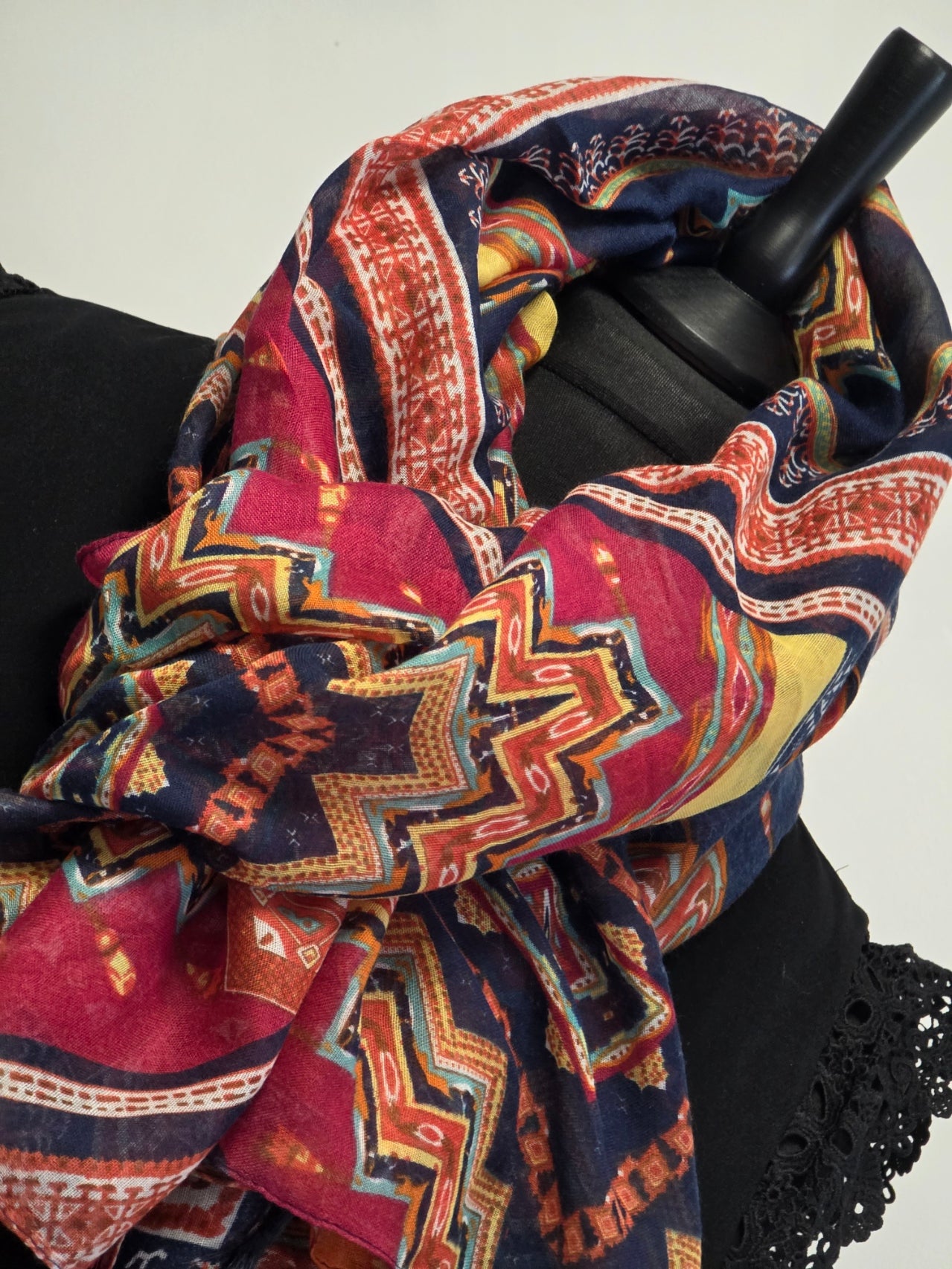 Foulard Bohème Tons Multicolore