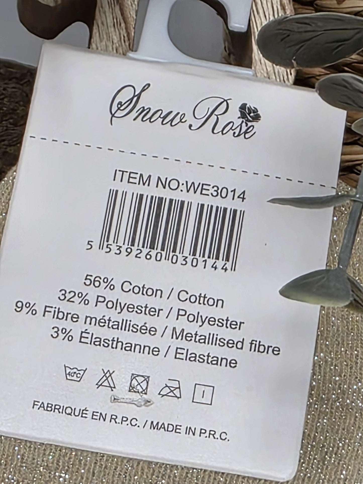 ADORABLE - Chaussette à Paillette Enfant Beige Clair