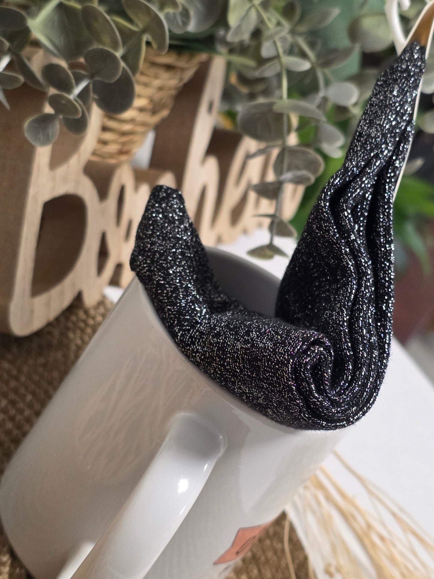 MUG TATA D'AMOUR POUR TOUJOURS  AVEC SA CHAUSSETTE PAILLETEE