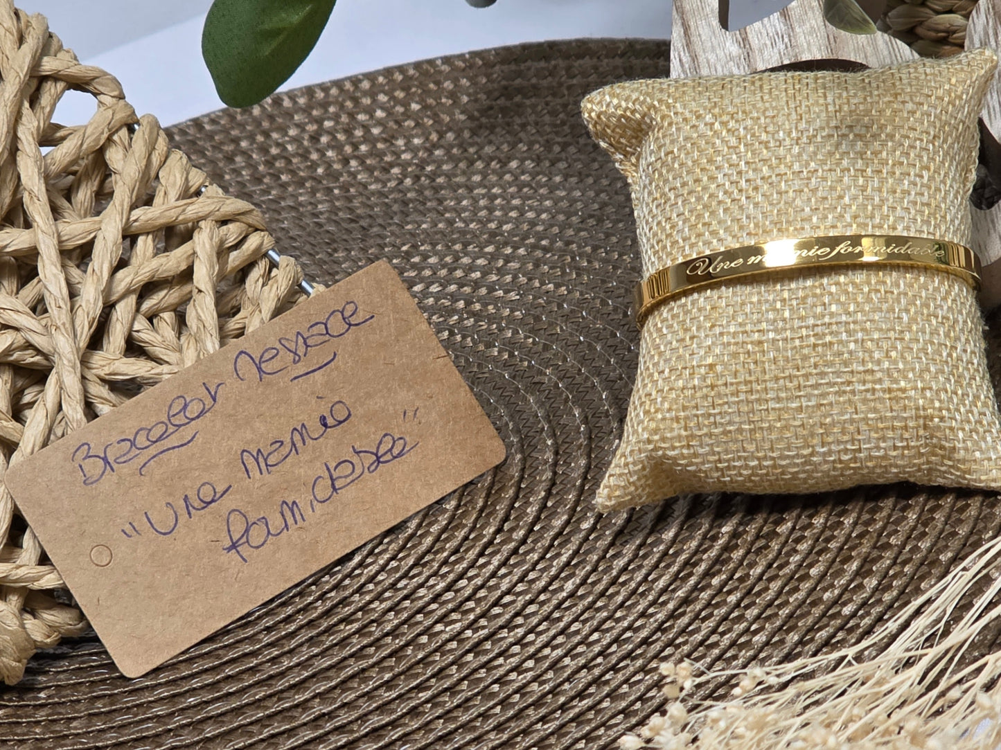 LES BRACELETS A MESSAGE " MAMIE FORMIDABLE " Doré