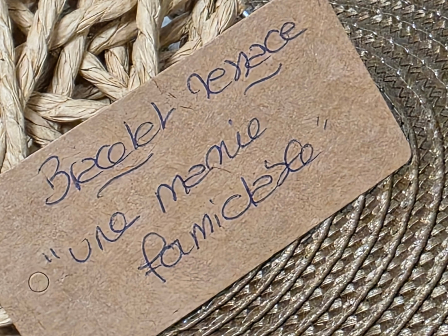 LES BRACELETS A MESSAGE " MAMIE FORMIDABLE " Argenté