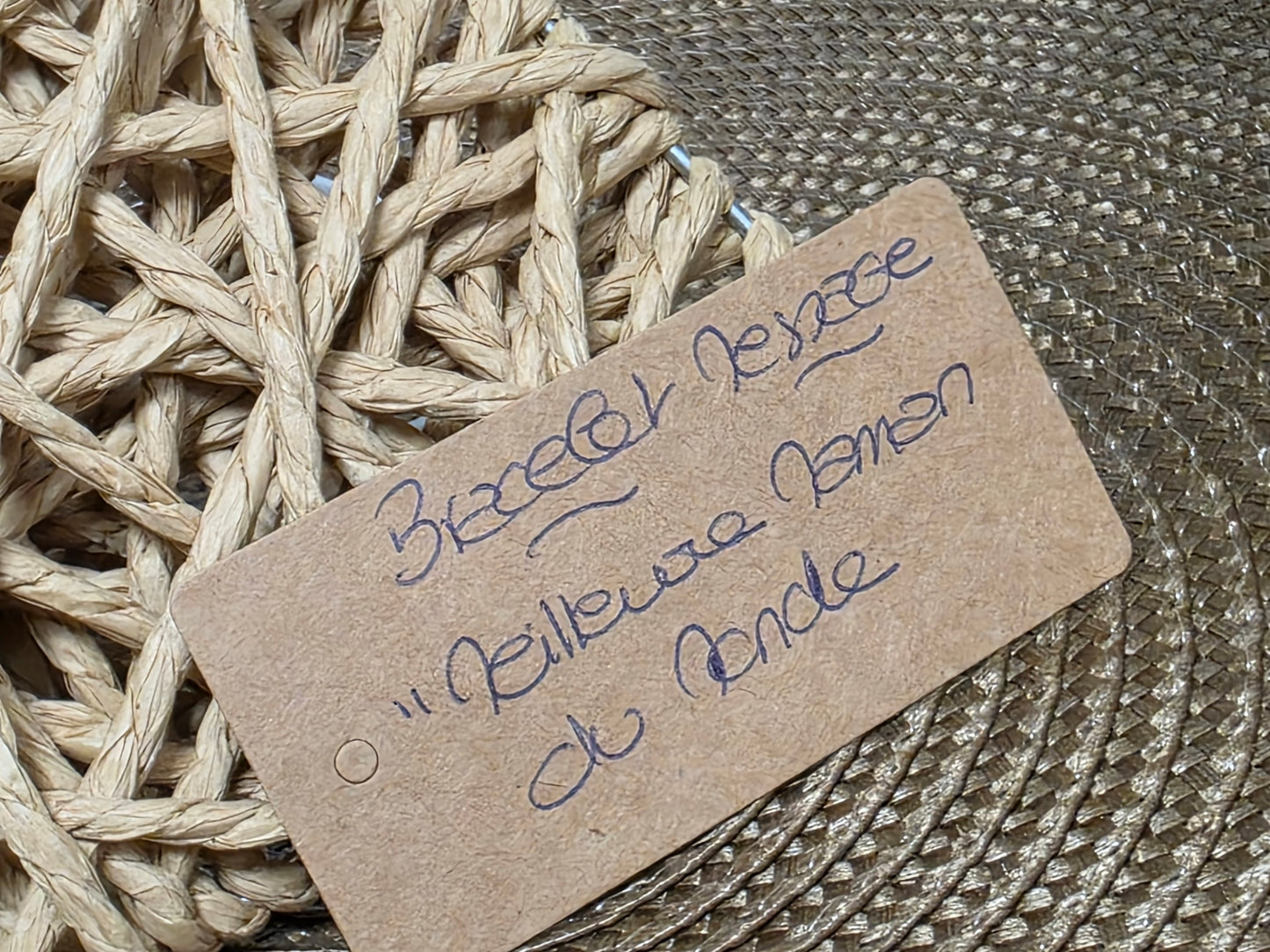 LES BRACELETS A MESSAGE " MEILLEURE MAMAN DU MONDE " Cuivré
