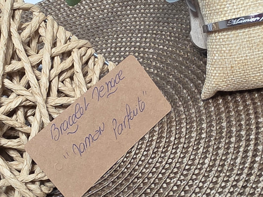LES BRACELETS A MESSAGE " MAMAN PARFAITE " Argenté