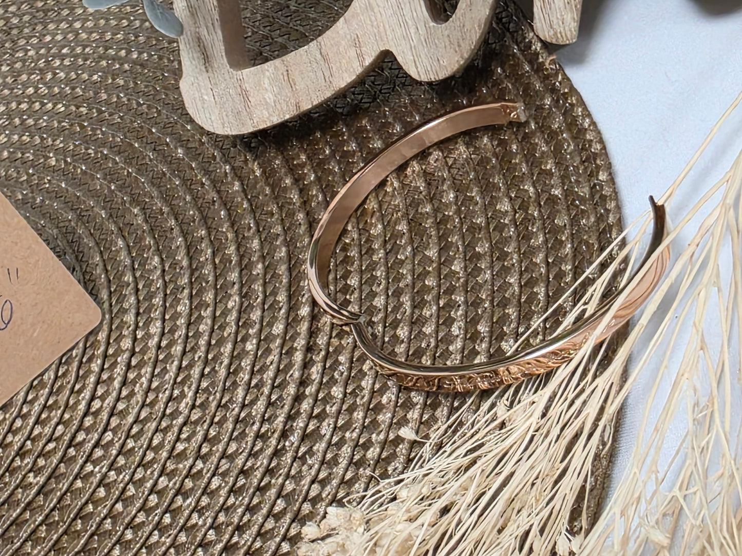 LES BRACELETS A MESSAGE " MAMAN PARFAITE " Cuivré