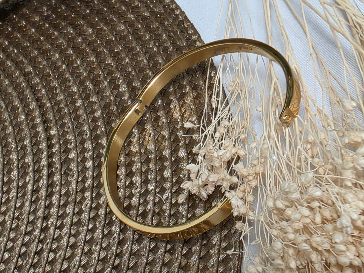 LES BRACELETS A MESSAGE " TELLE MERE TELLE FILLE " Doré