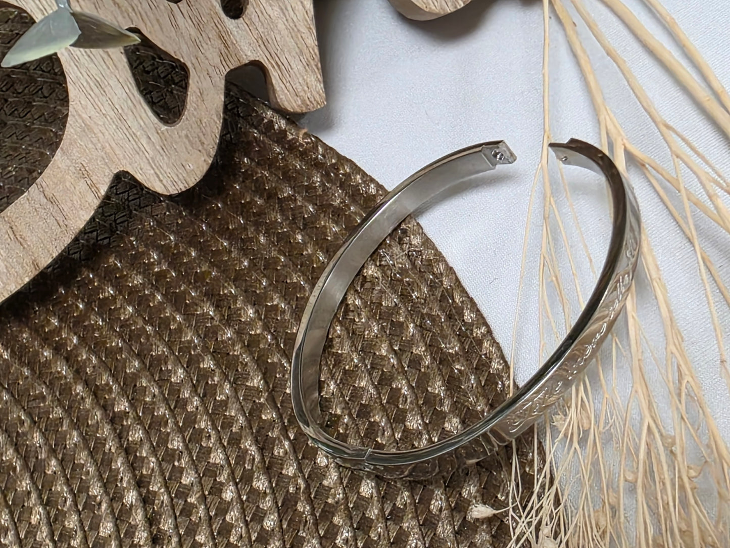 LES BRACELETS A MESSAGE " TELLE MERE TELLE FILLE " Argenté