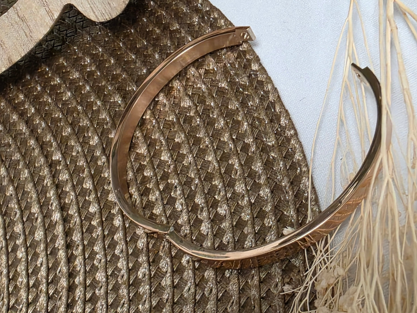 LES BRACELETS A MESSAGE " TELLE MERE TELLE FILLE " Cuivré