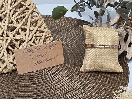 LES BRACELETS A MESSAGE " MA SOEUR, MON AMIE " Cuivré