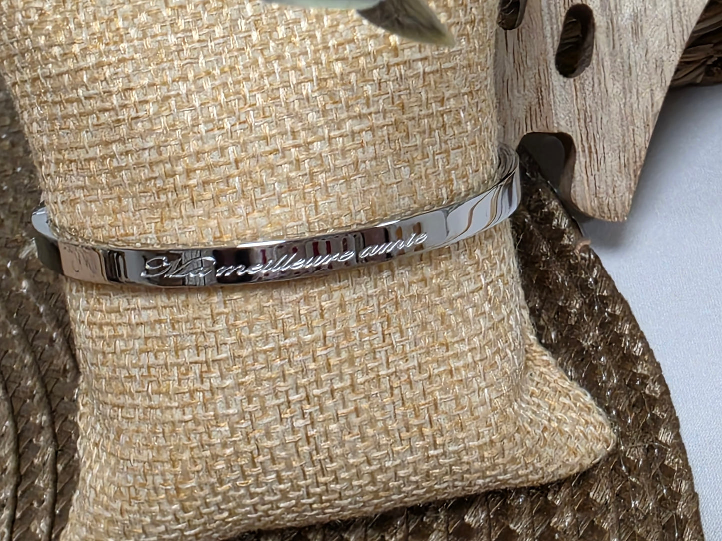 LES BRACELETS A MESSAGE " MA MEILLEURE AMIE " Argenté