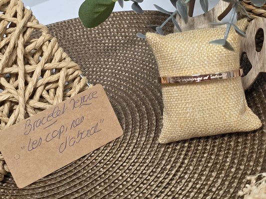 LES BRACELETS A MESSAGE " LES COPINES D'ABORD " Cuivré