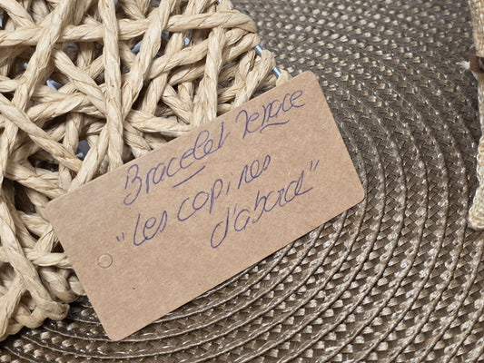 LES BRACELETS A MESSAGE " LES COPINES D'ABORD " Cuivré