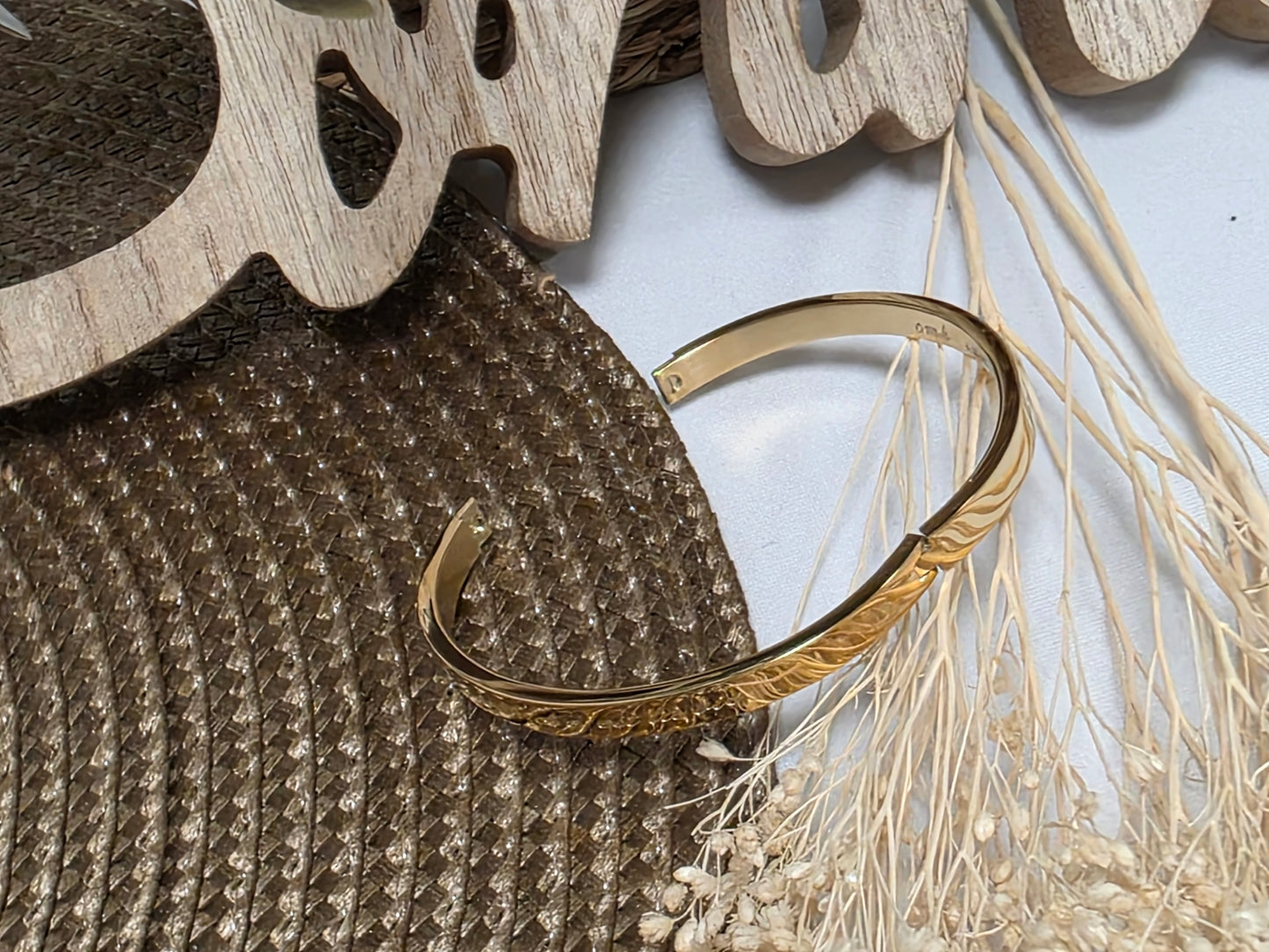 LES BRACELETS A MESSAGE " LES COPINES C'EST LA VIE " Doré