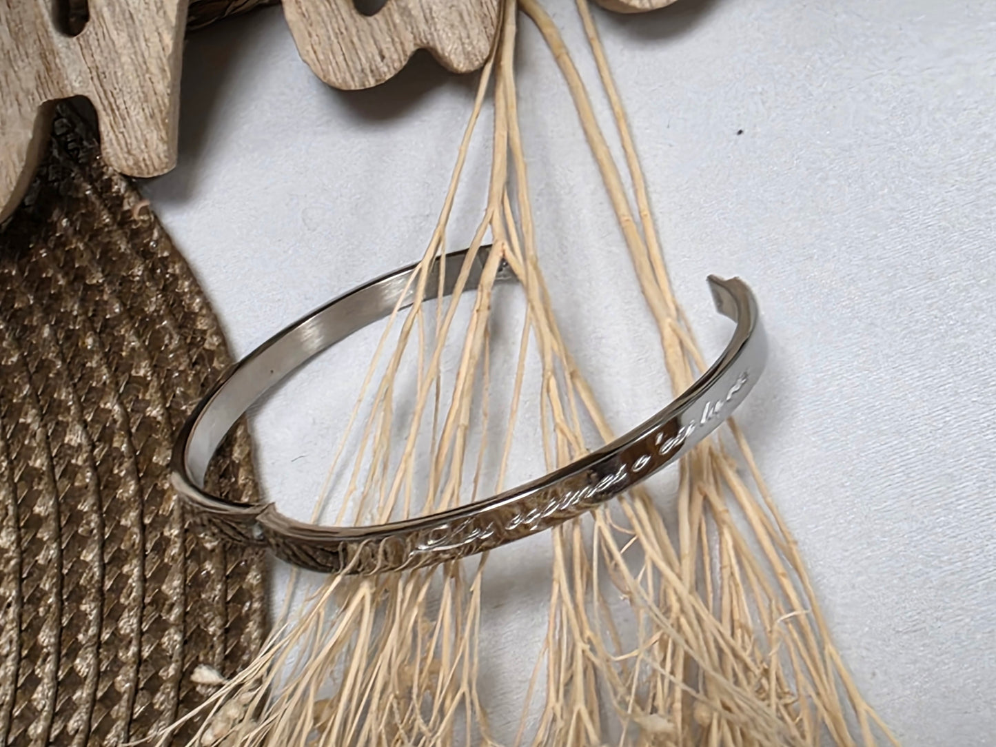 LES BRACELETS A MESSAGE " LES COPINES C'EST LA VIE " Argenté