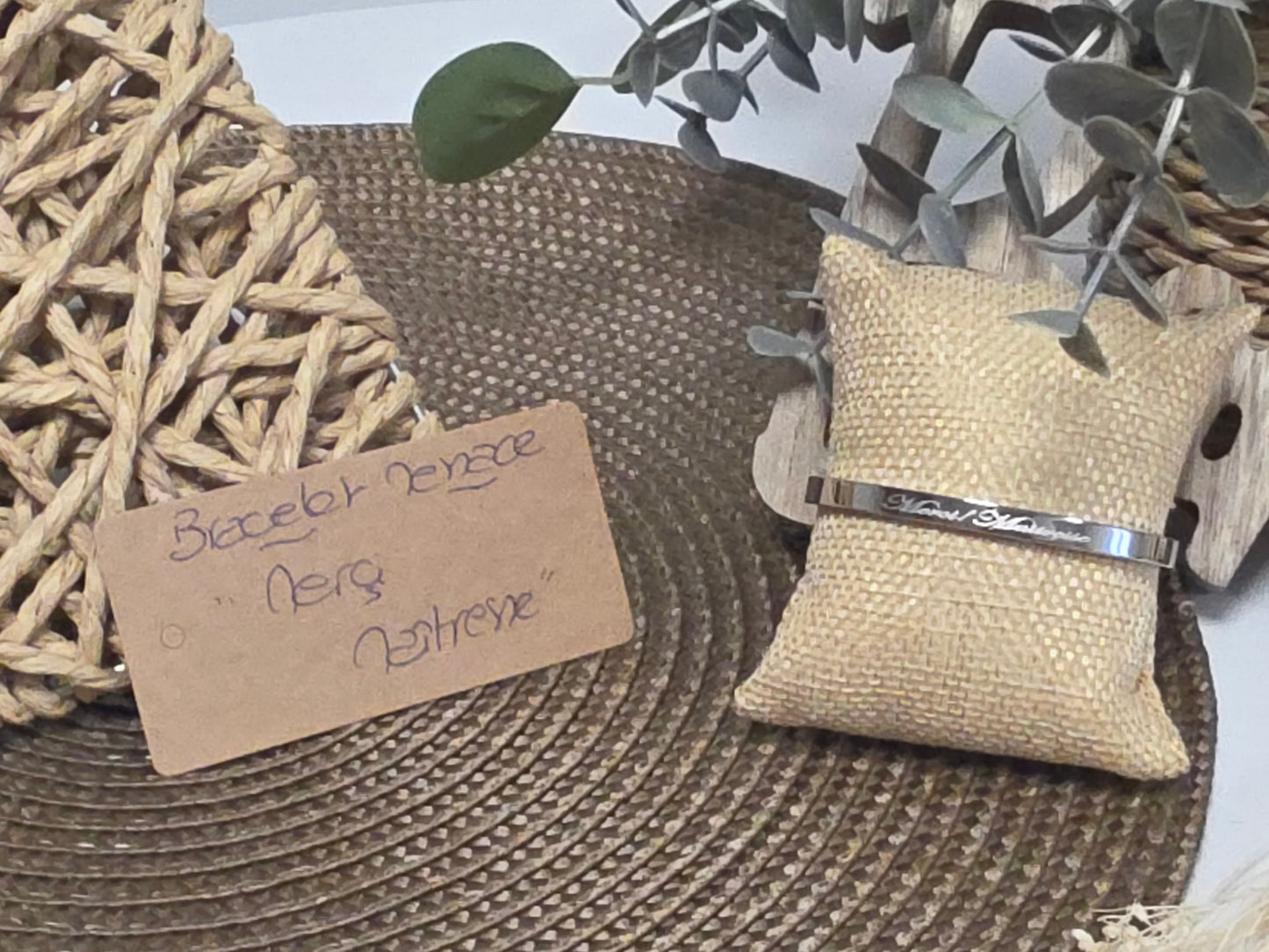 LES BRACELETS A MESSAGE " MERCI MAITRESSE " Argenté