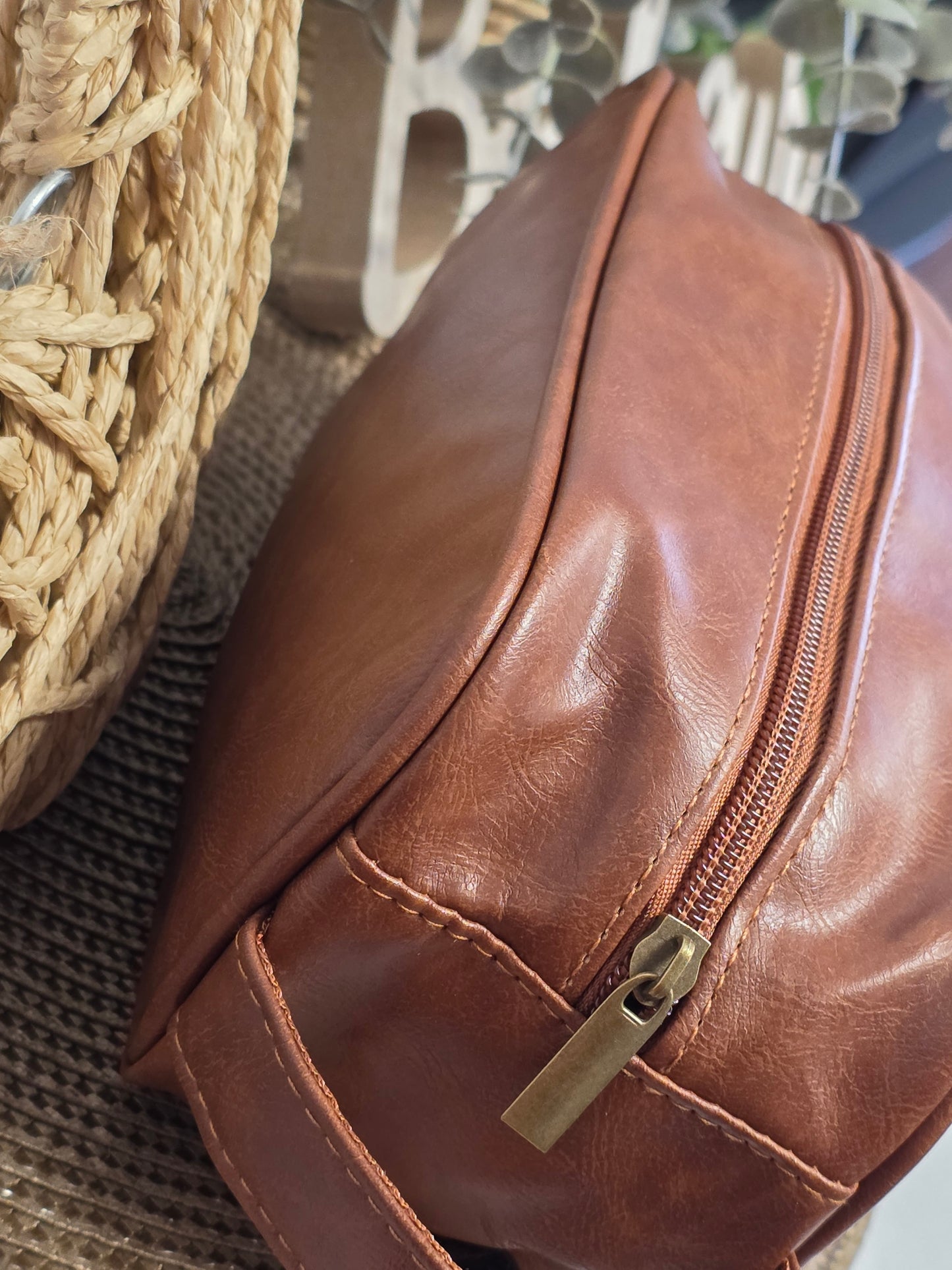 Trousse de Toilette Masculin Brun