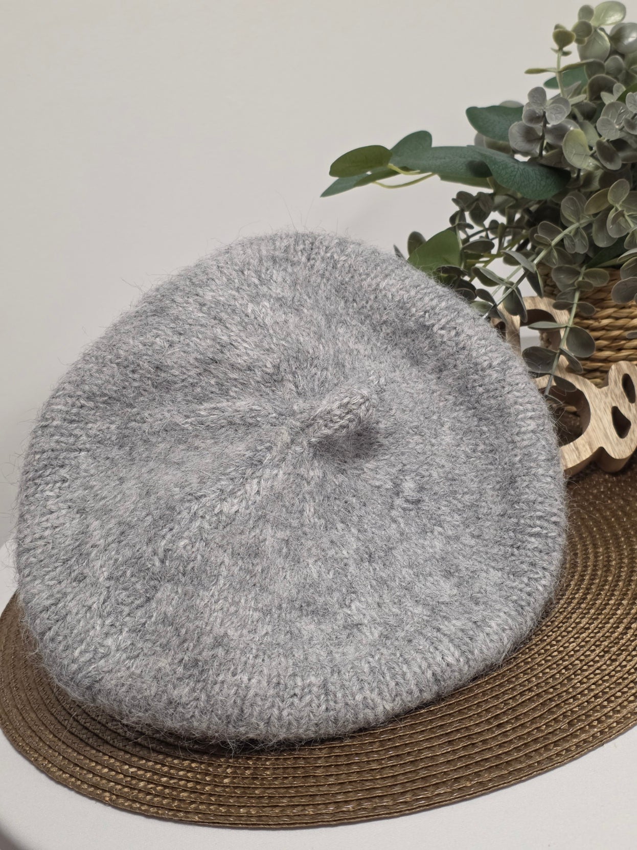 Nos Bérets en Flanelle Gris Clair