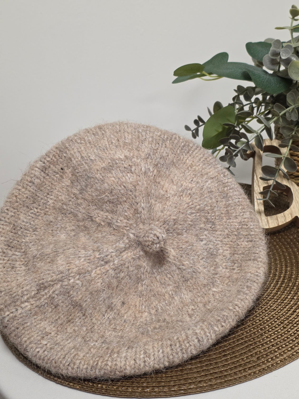 Nos Bérets en Flanelle Beige