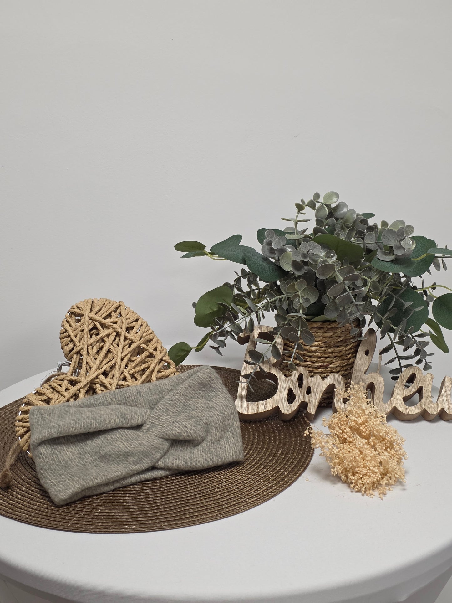 Nos Bandeaux Cache Oreille Flanelle Gris