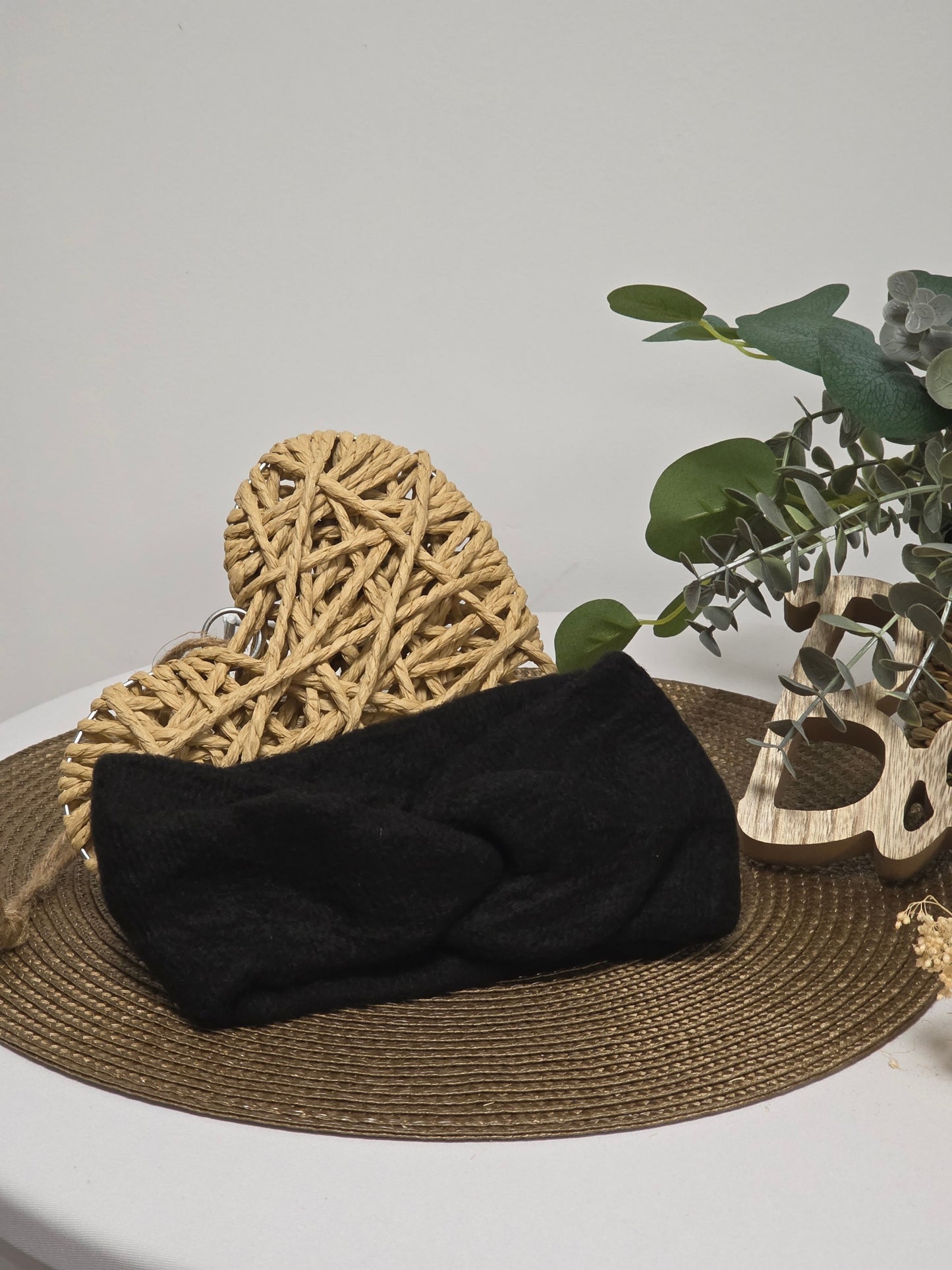 Nos Bandeaux Cache Oreille Flanelle Noir