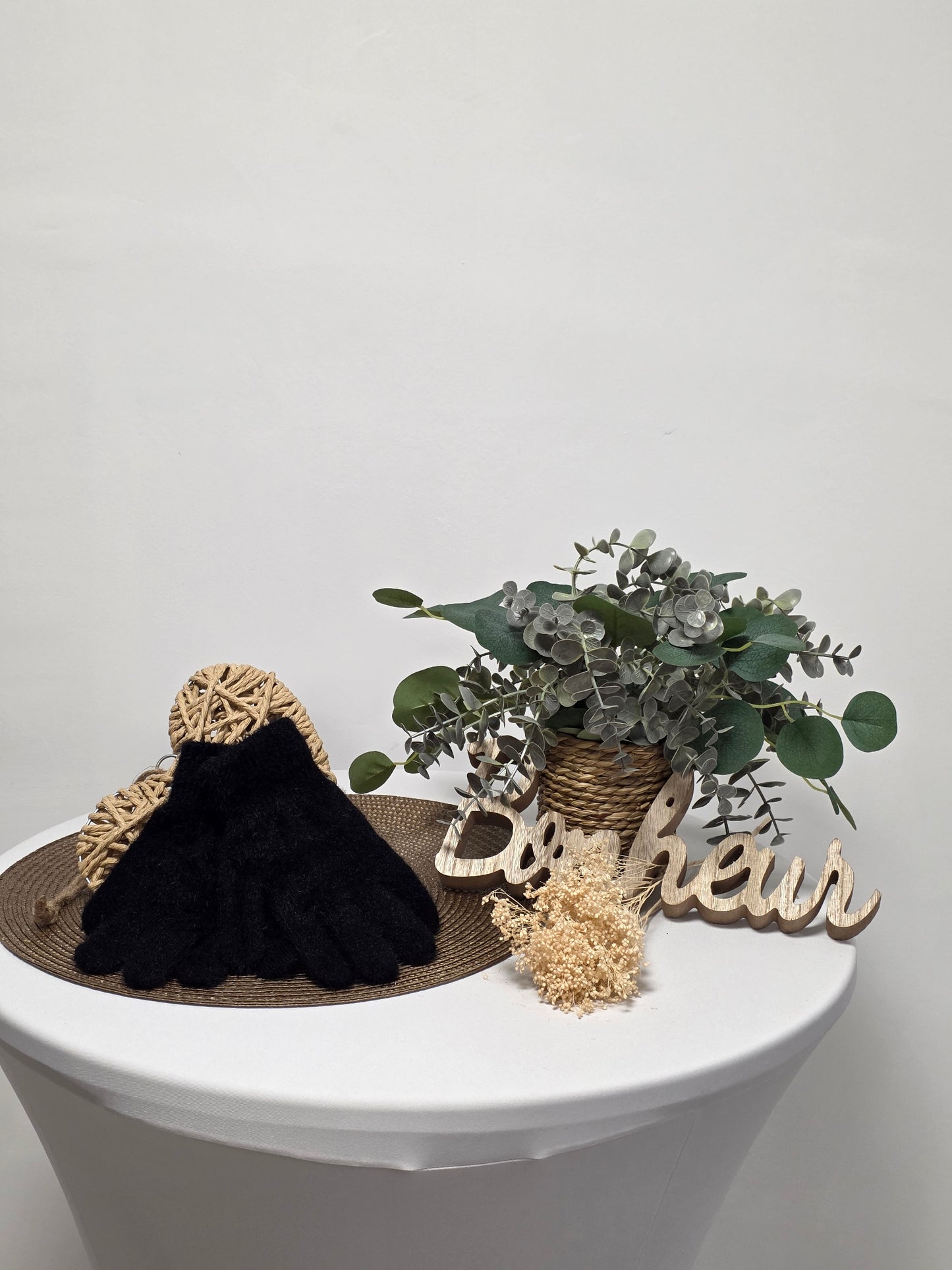 Nos Gants en Laine Femme Noir