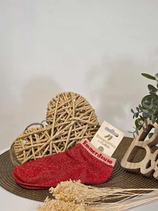 EMMERDEUSE - Socquette à Paillette