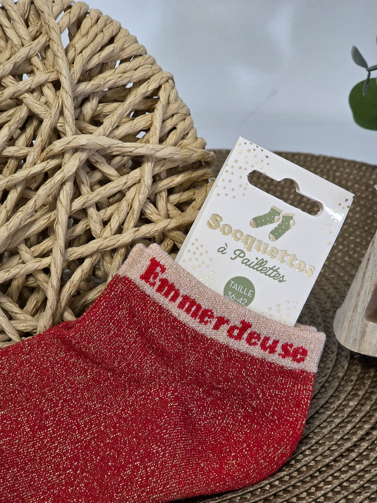 EMMERDEUSE - Socquette à Paillette