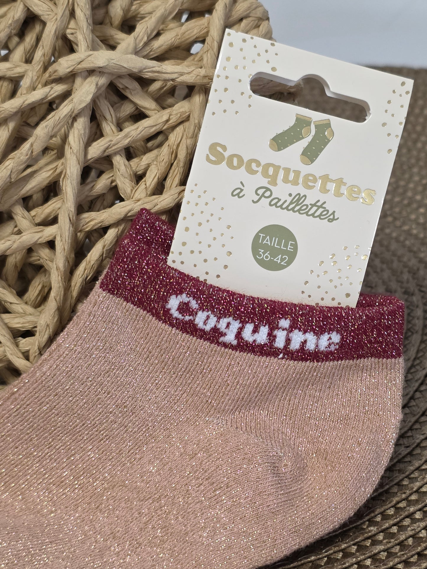 COQUINE - Socquette à Paillette