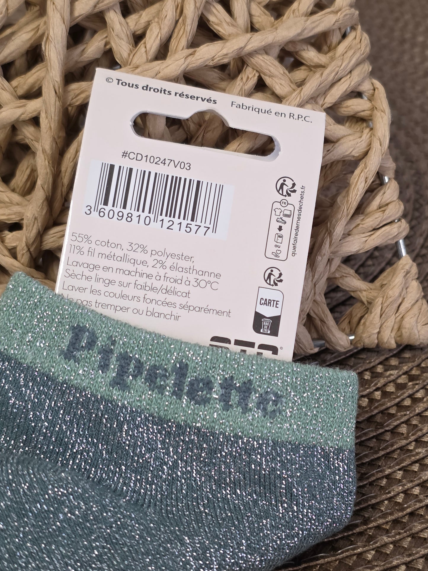 PIPELETTE - Socquette à Paillette