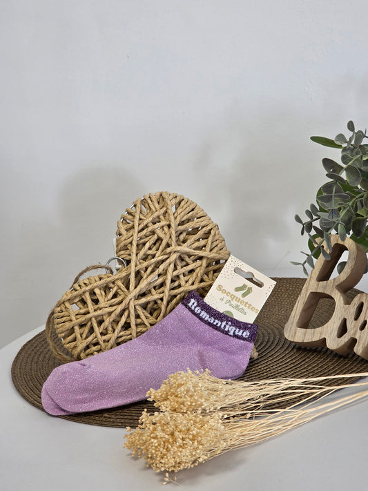 ROMANTIQUE - Socquette à Paillette