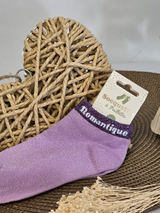 ROMANTIQUE - Socquette à Paillette
