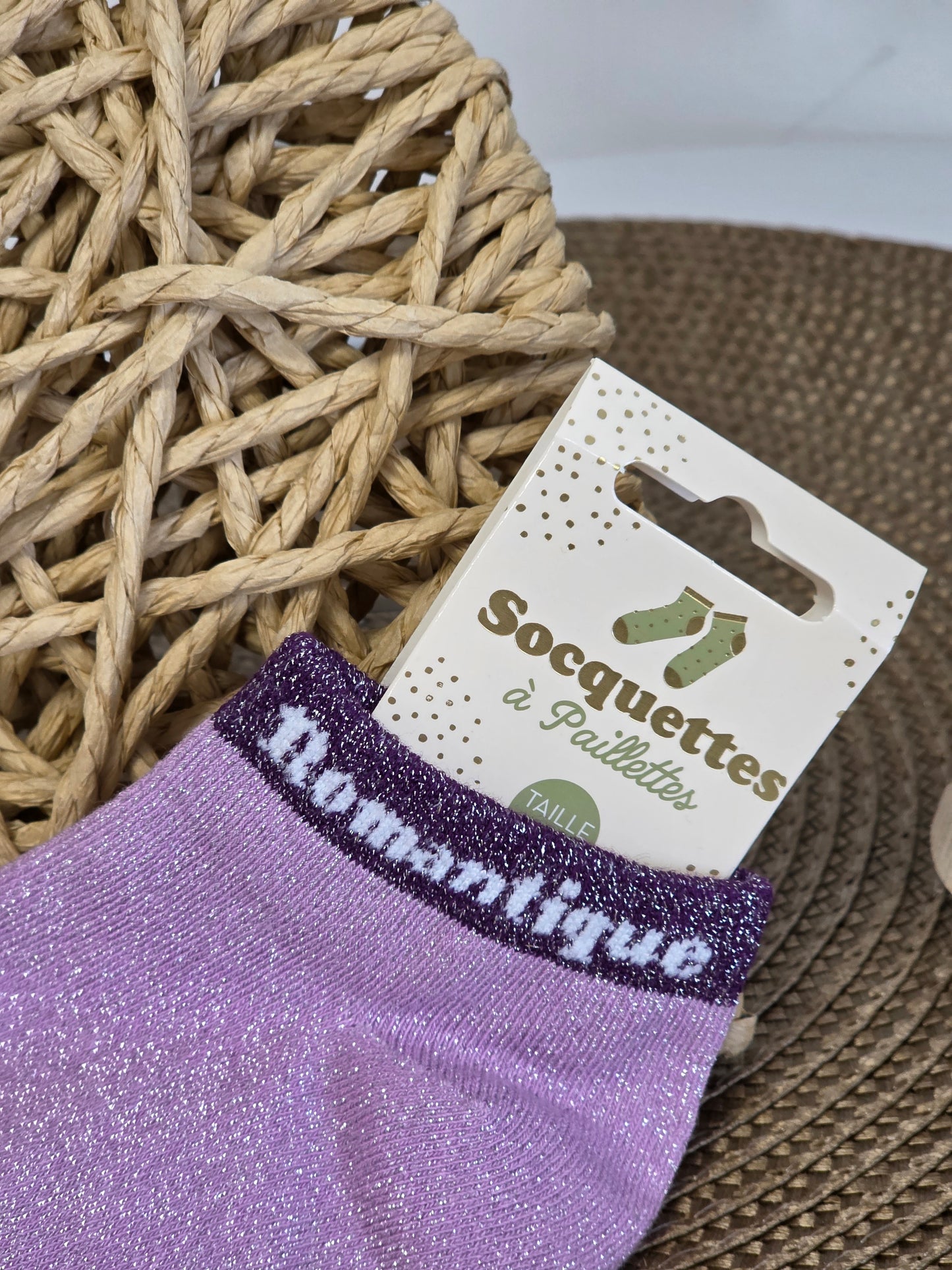 ROMANTIQUE - Socquette à Paillette