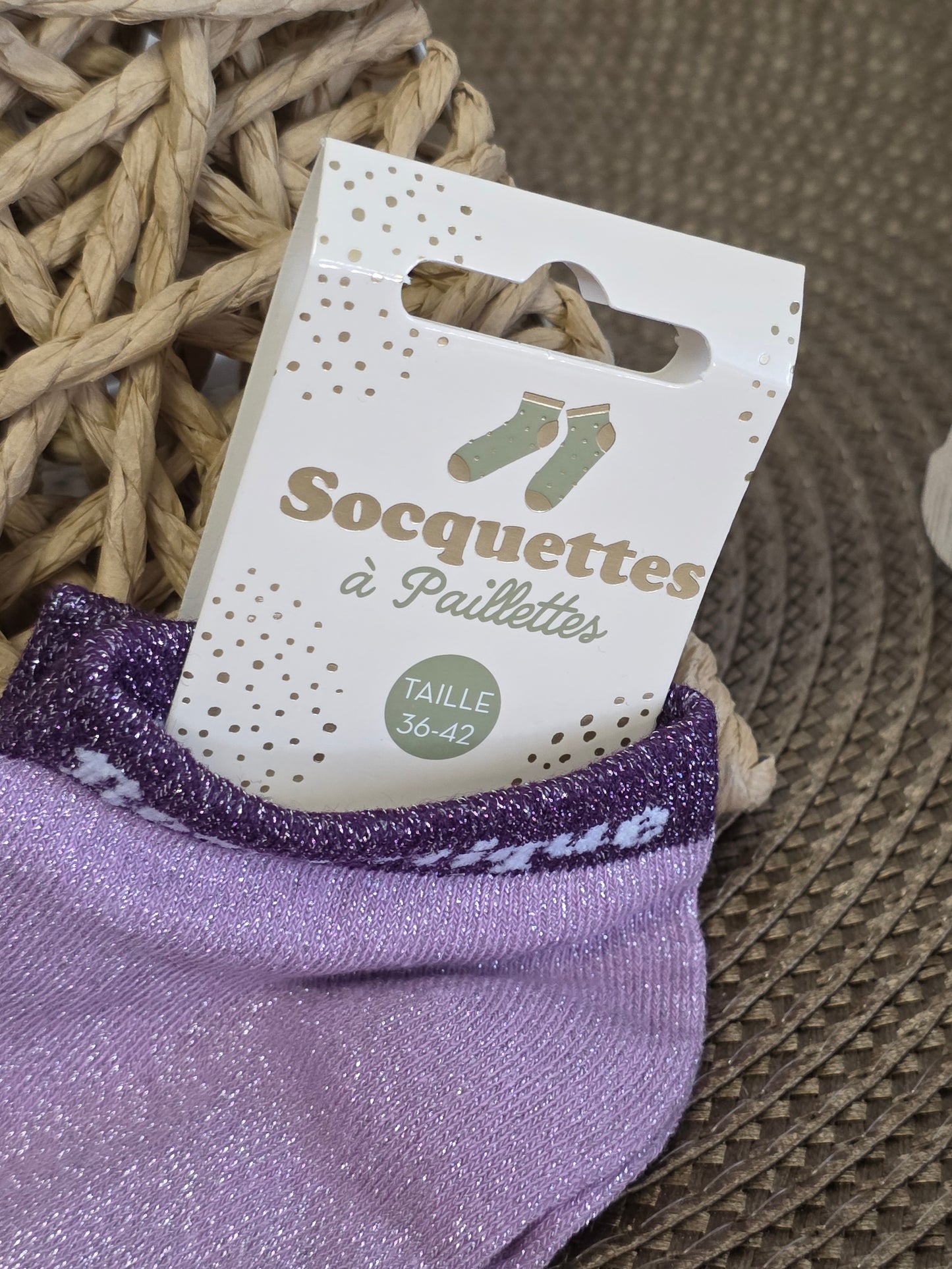 ROMANTIQUE - Socquette à Paillette