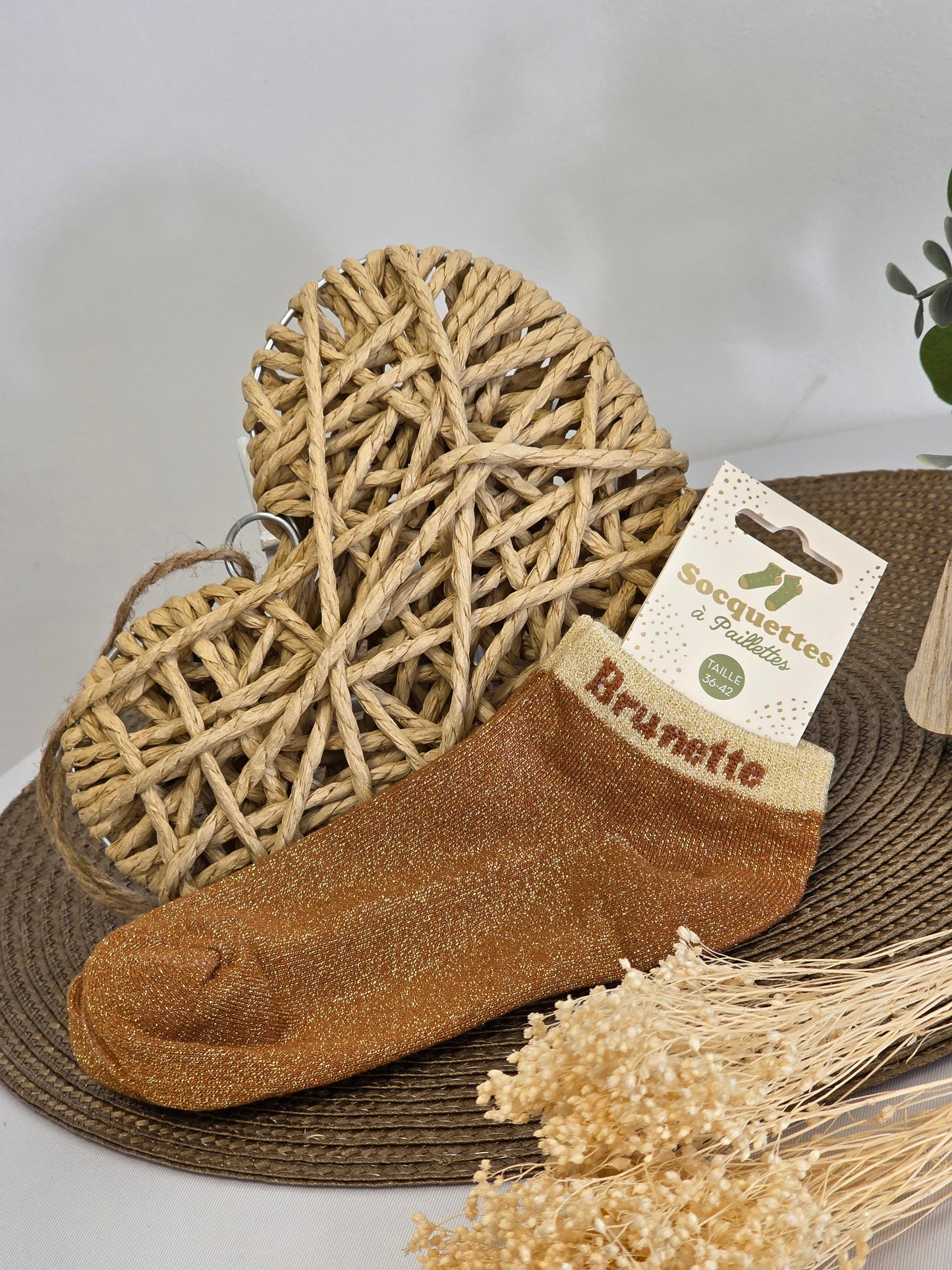 BRUNETTE - Socquette à Paillette