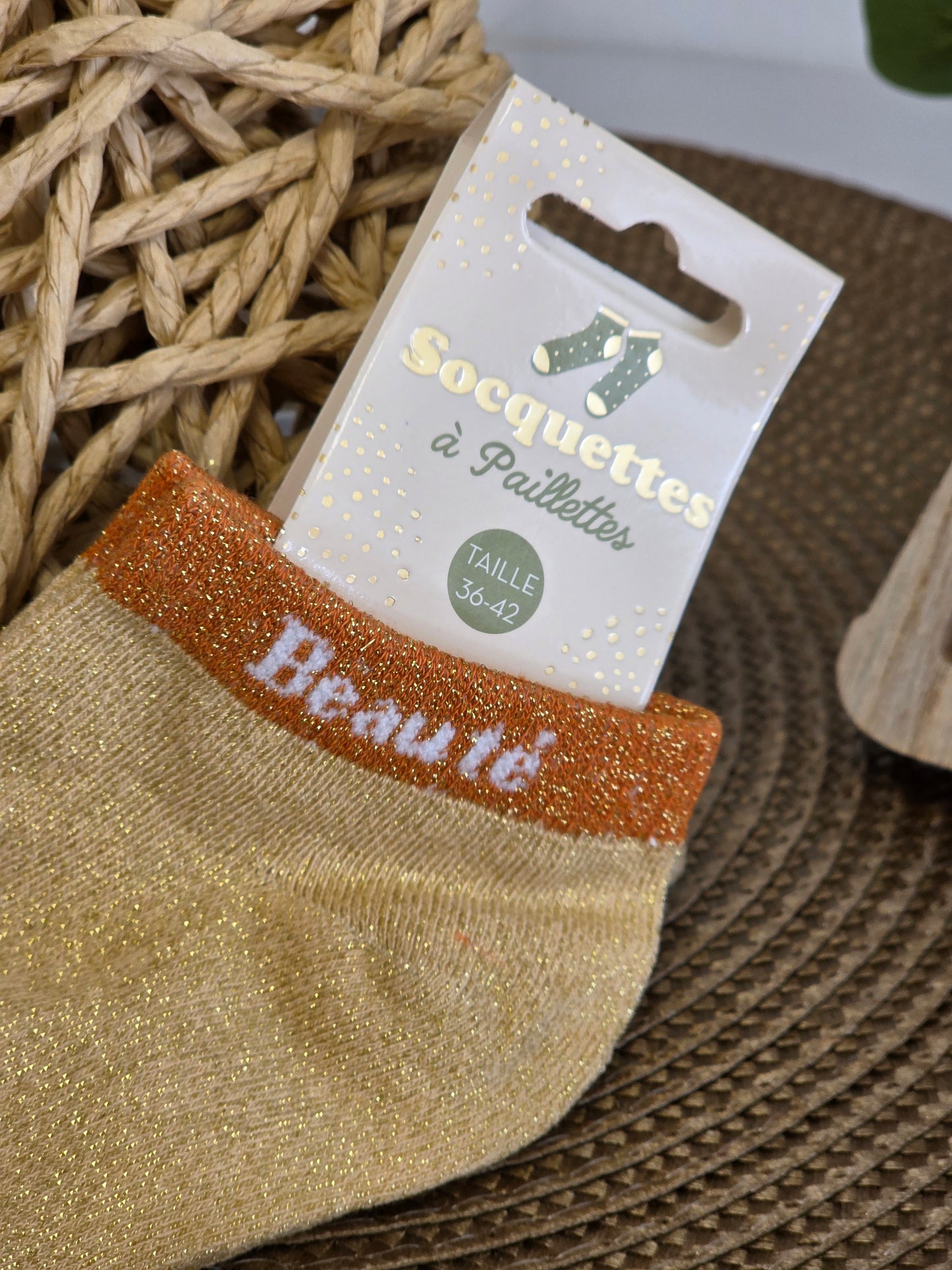 BEAUTE - Socquette à Paillette