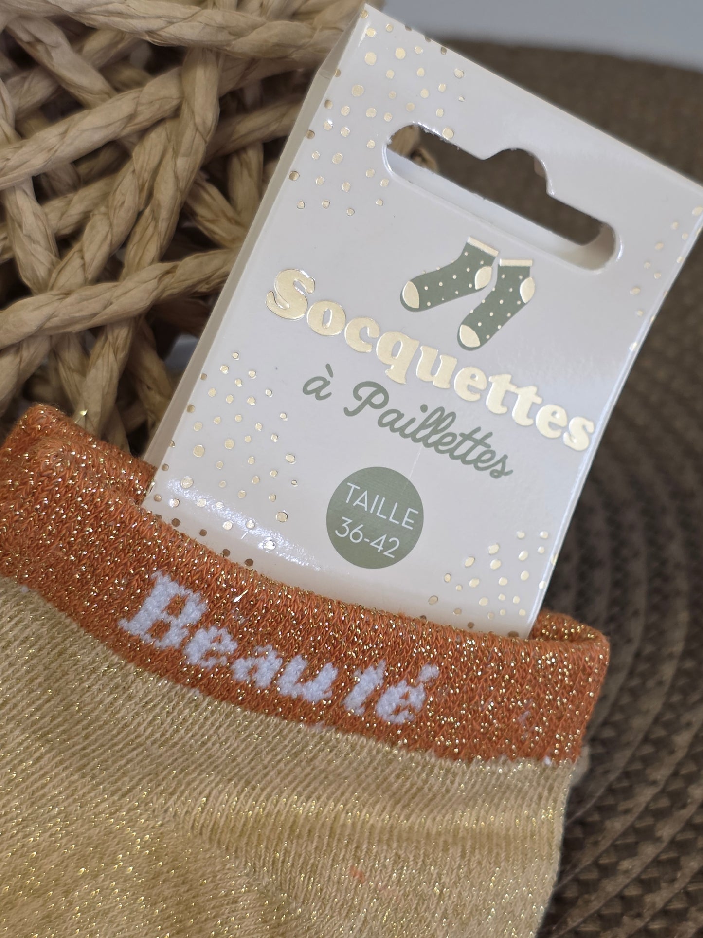 BEAUTE - Socquette à Paillette
