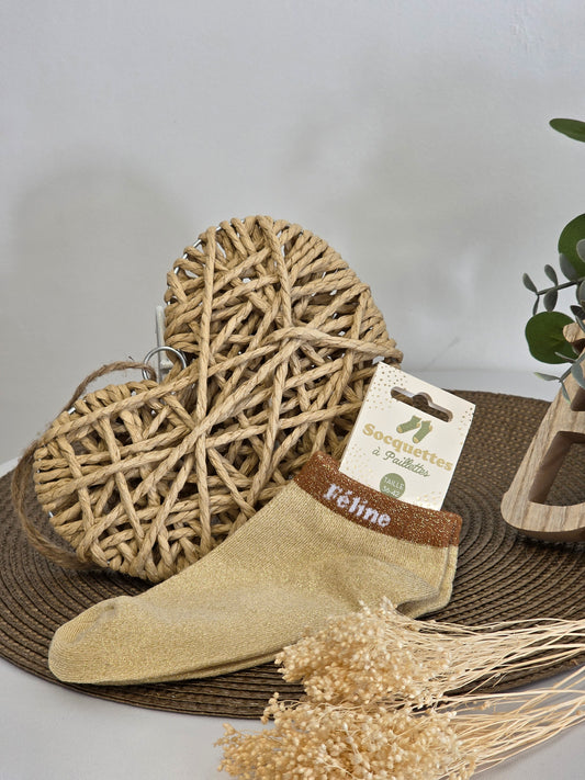 FELINE - Socquette à Paillette