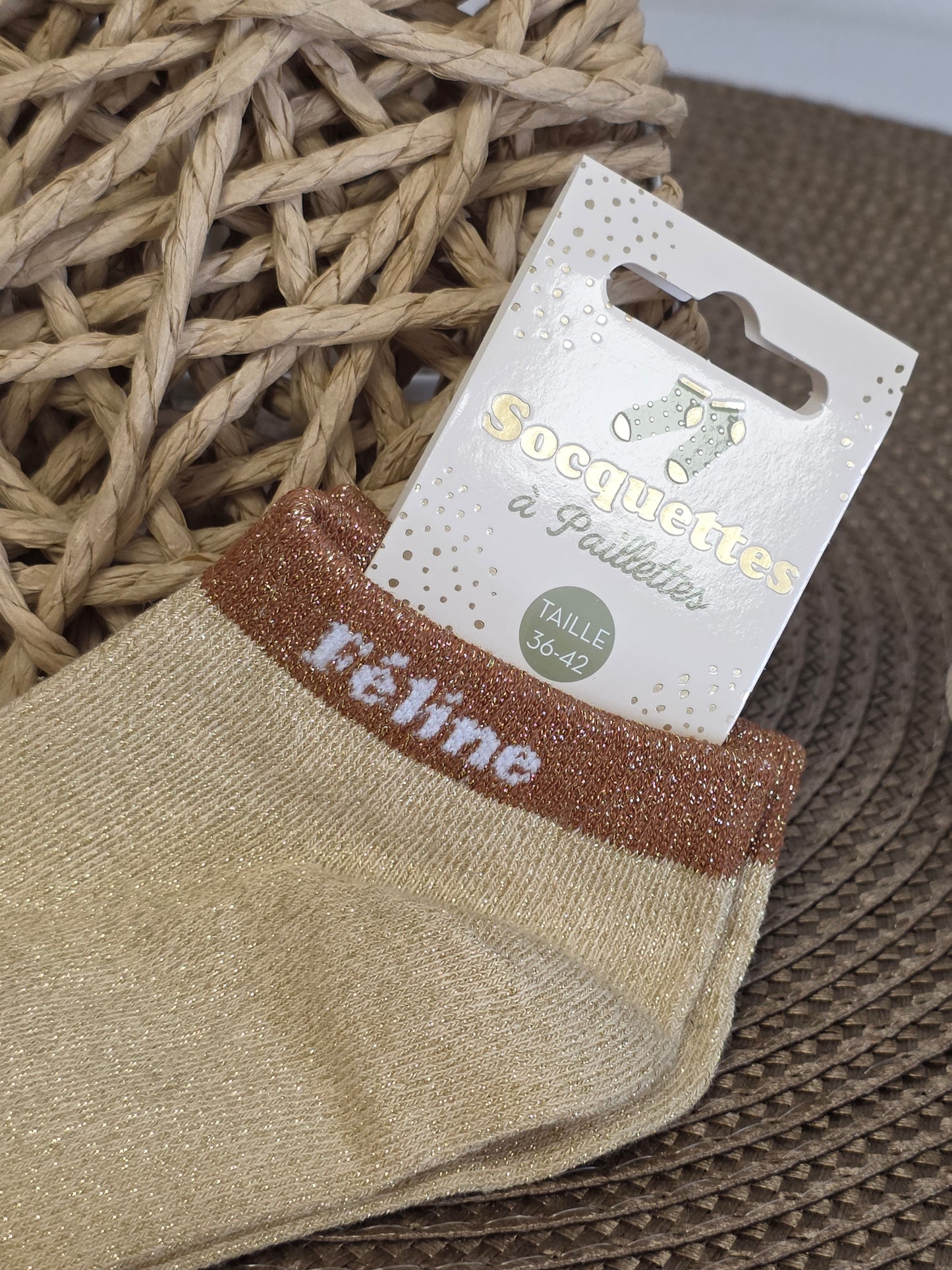 FELINE - Socquette à Paillette