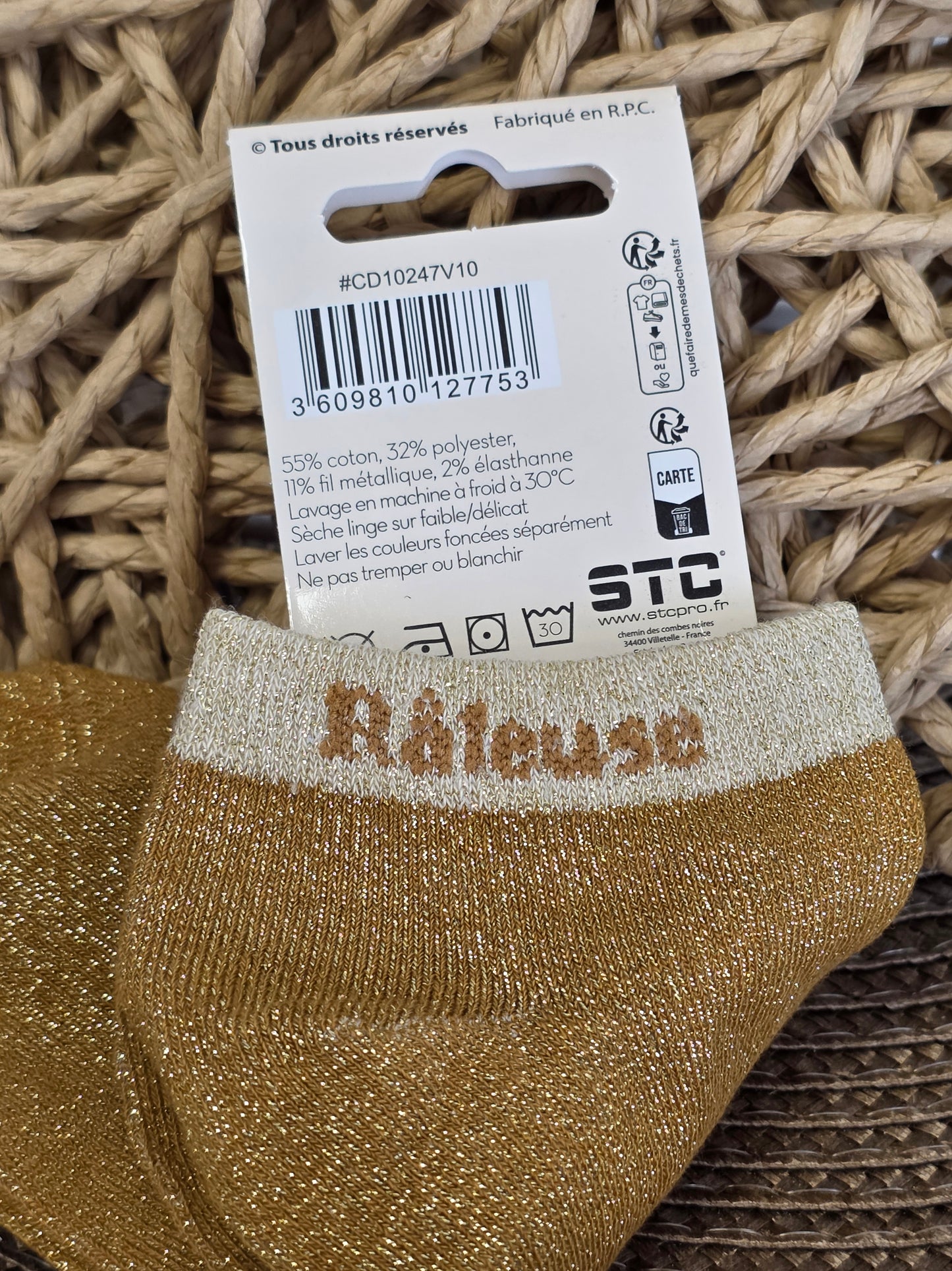 RALEUSE - Socquette à Paillette