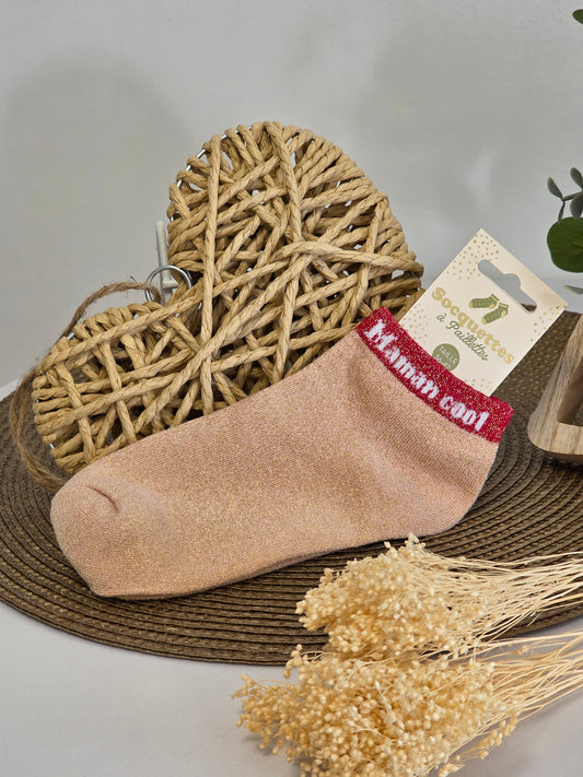 MAMAN COOL - Socquette à Paillette