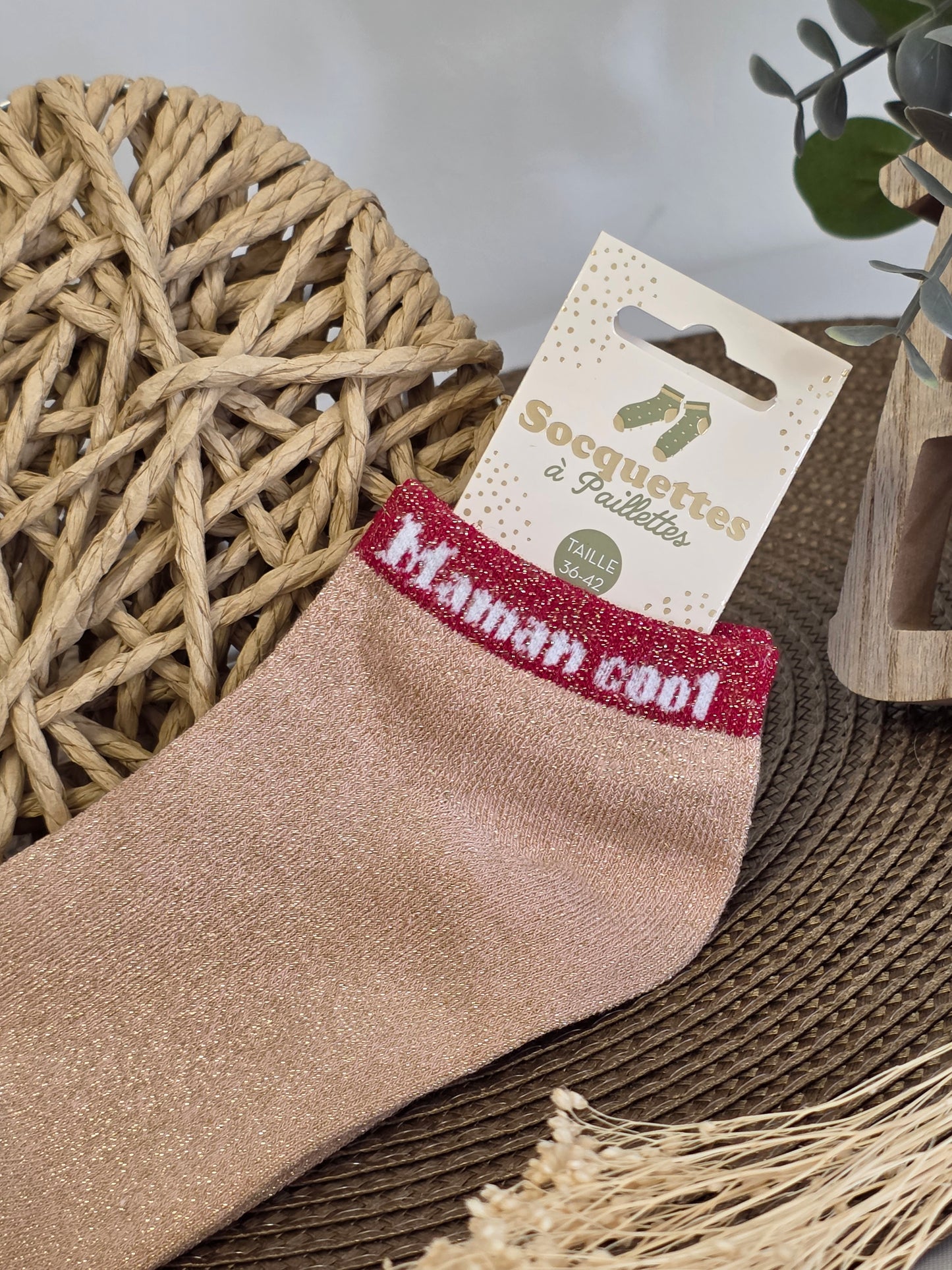 MAMAN COOL - Socquette à Paillette